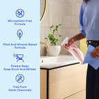 BLUELAND Bathroom Cleaner, 10-Pack Refill, Eucalyptus Mint Scent, Eco-Friendly Cleaning Supplies, 10x 24 Fl oz