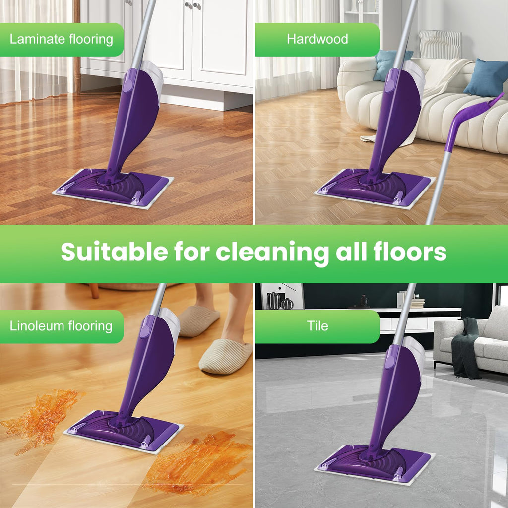 Chyodi 42 Count Disposable for Swiffer Wet Pads Refill Replacement for Swiffer WetJet Spray Mop, Extra Strong Dirt Locking and Water Absorbent, Powerful Stain Removal