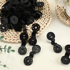 Barydat 400 Pcs Black Shade Cloth Plastic Clips Round Sunshade Net Fixing Clip Fabric Clips for Garden Anti Bird Netting Greenhouse Outdoor Agricultural Netting Fabric Accessories