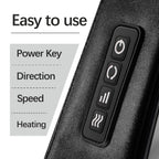 Mirakel Shiatsu Neck & Back Massager with Heat for Pain Relief Deep Tissue
