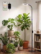 GLOWRIUM Smart Grow Light for Indoor Plants, Full Spectrum LED Plant Light