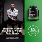 Optimum Nutrition Serious Mass, Weight Gainer Protein Powder, Mass Gainer, Vitamin C and Zinc for Immune Support, Creatine, Chocolate, 6 Pound (Packaging May Vary)