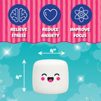 Squeeze Please 3 Pack Scented Marshmallow Stress Relief Fidget Squishy Toy