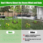 6 Pack Garden Cloches for Plants, Sturdy Chicken Wire Cloches Plant Cover