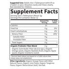 Garden of Life Dr. Formulated Organic Fiber Powder, Citrus Flavor, Prebiotic Superfood Fiber Supplement, Constipation Relief, Psyllium Free, 32 Servings