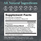 Dragon Herbs - Tao in a Bottle Capsules | Herbal Formula Supplement to Support Stress, Mood, Focus, Adaptability, (60 Capsules, 450 mg Each)