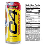C4 Performance Energy Drink with Zero Sugar,Hawaiian Punch, 12pk