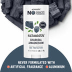 Schmidt's Deodorant Charcoal & Magnesium 2 Count 2.65 oz 48H