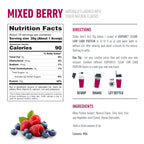 Isopure Clear Whey Isolate Protein Powder, Lactose Free, Gluten Free, Naturally Flavored, Mixed Berry, 20g Protein Per Serving, 14.1 Oz, 16 Servings (Packaging May Vary)