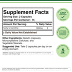 Acetyl L-Carnitine 1,000mg Per Serving, 150 Capsules (ALCAR for Brain Function Support, Memory, Attention, and Stamina) Acetyl L Carnitine That is Third Party Tested by Double Wood (Pack of 2)