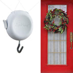 Zip 'n Hang Wreath Hanger for Front Door, White, 1 Pack