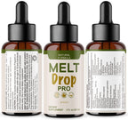 (3 Pack) Melt Drops Pro - Official MeltDrops Pro Oral Liquid Advanced Premium Formula Support for Maximum Strength, All Natural Ingredients for Overall Health & Wellness, 3 Bottles for 3 Months