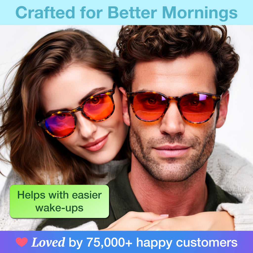 Orange Blue Light Blocking Glasses for Better Sleep - 99.5% Premium Acetate Amber Orange Computer Migraine Glasses for Women & Men - Amber fl 41 TV Gaming Blue Light Blockers for Eye Strain & Fatigue