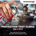 CorrosionX Rust Inhibitor, Industrial-Strength Dielectric Corrosion Prevention, Lubricant & Penetrant for Marine, Automotive, Electronics & RV Use, Protects Bolts, Cables, Engines, 16oz Trigger Spray