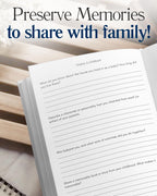 Dad's Life Story Journal (Hardcover): A Meaningful Keepsake for Dad to Share His Journey and Memories, Book Includes 250+ Prompt Questions, Sentimental Gifts for Father's Day, Birthday & Christmas