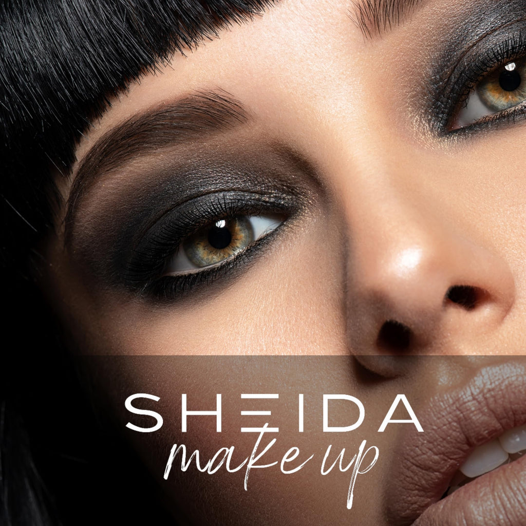 Sheida Kohl Powder Eyeliner – Intense Pigment Kajal for Alluring Eyes, Long-Lasting, Smudge-Proof Wear, Silky Traditional Finish, Multi-Color Shades Available (Black)