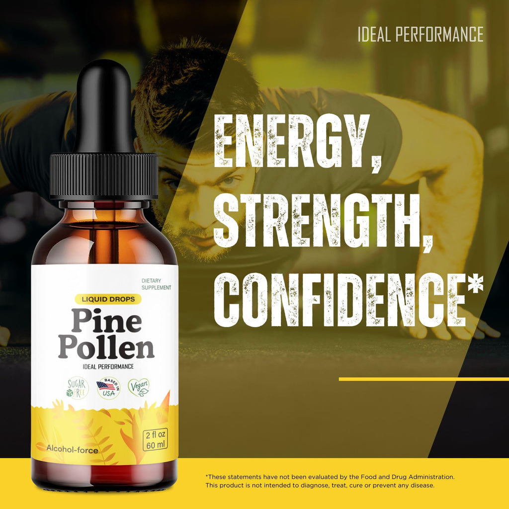 IDEAL PERFORMANCE Pine Pollen Drops, PinePollen Droppers Reviews (2 Pack)