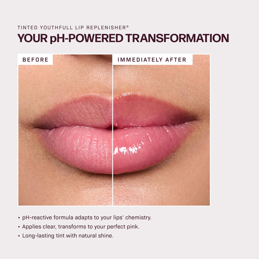 Revision Skincare Tinted YouthFull Lip Replenisher® – pH-Activated Tinted Lip Plumper, Hydrating, Volumizing, and Anti-Aging Treatment with Hyaluronic Acid, 0.33 oz