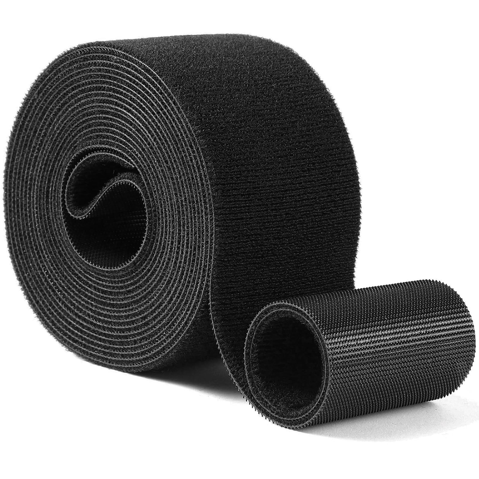 2in x 12ft | Hook and Loop Straps Heavy Duty | Double Sided Self-Gripping Strips | Reusable Multi-Purpose Wrap Roll for Home, Office, Data Center, and More