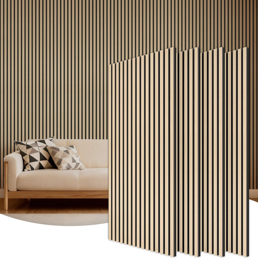 TONOR Wood Wall Panels for Interior Wall Decor-4 Pack 47.2" x 23.6"