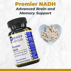 Premier Research Labs NADH - NADH Supplement, NAD Supplement for Men & Women, Nicotinamide Adenine Dinucleotide, Cell Regenerator, Respiratory Support - 30 Vegetarian Capsules