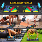 Berleng Push Up Board. 28 in 1 Pushups Fitness Stands Push Up Handles for Floor Portable Strength Training Home Gym at Home Workout Equipment for Man and Women