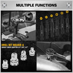 ELEAD 33-Piece Combination Ratchet Wrench Set | SAE & Metric Sizes (1/4" to 3/4" & 6-18mm) | 72-Tooth Gear Design | CR-V Steel | Organizer Carry Case | Ideal for Mechanics & DIY