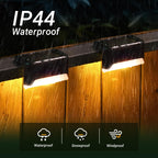 PATIOWIN Solar Deck Lights Outdoor, Solar Step Lights Waterproof Led Lights for Outdoor Stairs, Step, Fence, Patio,Yard,Porch and Balcony(12 Pack,Warm White)