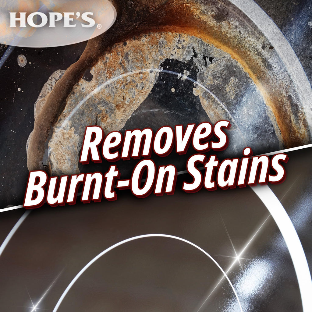 HOPE'S Perfect Cooktop Glass and Ceramic Cooktop and Stove Top Cleaner, Fast Acting and Removes Burnt on Stains from Glass Ceramic Smooth Top Ranges with its No Rinse Formula, 10.6 Oz, Pack of 3