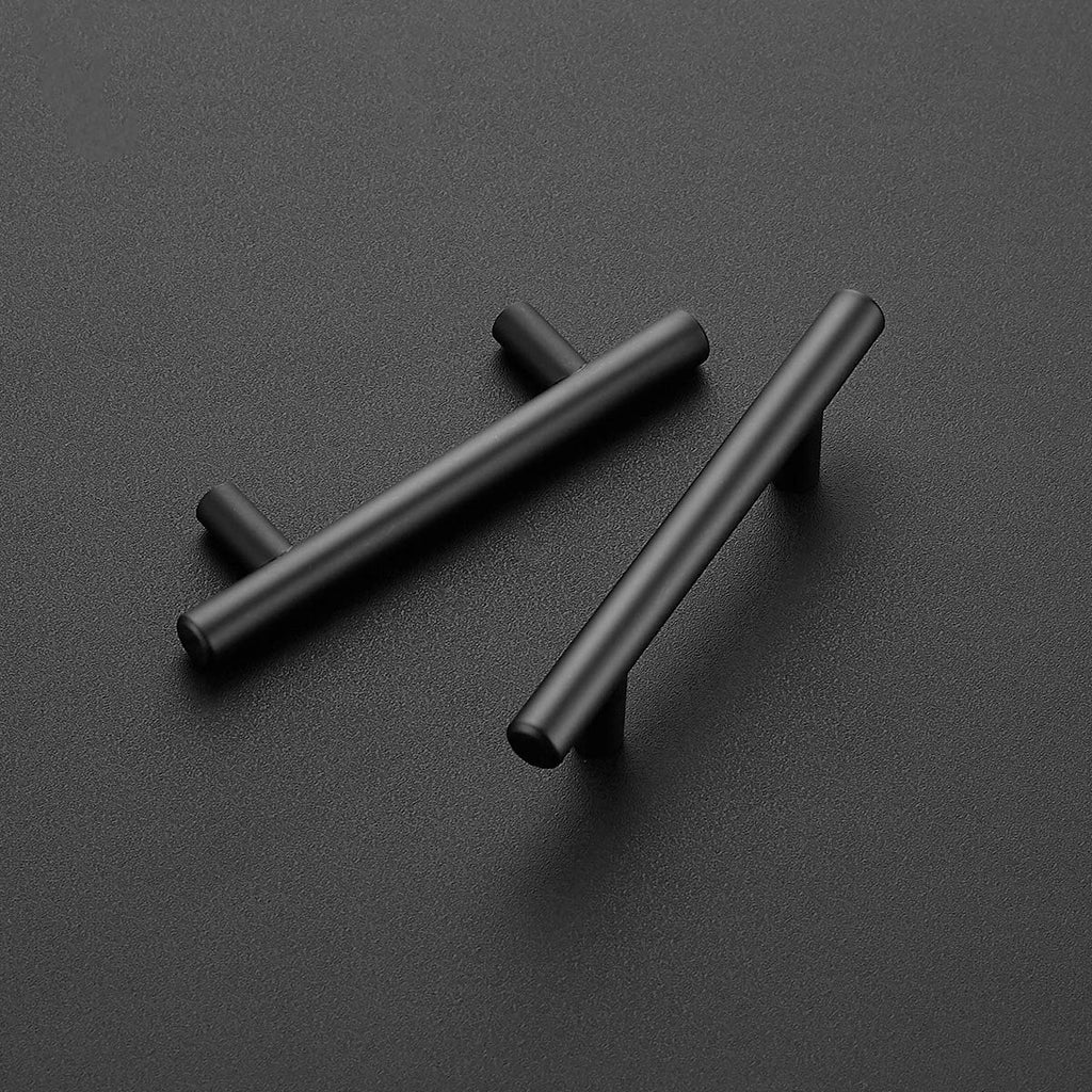 Ravinte 45 Pack | 5'' Cabinet Pulls Matte Black Stainless Steel Kitchen Drawer Pulls Cupboard Pulls Cabinet Handles 5”Length with 3” Hole Center