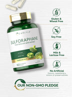 Carlyle Sulforaphane Supplement | 400 mcg | 180 Capsules | from Broccoli Seed Extract | Non-GMO and Gluten Free Formula