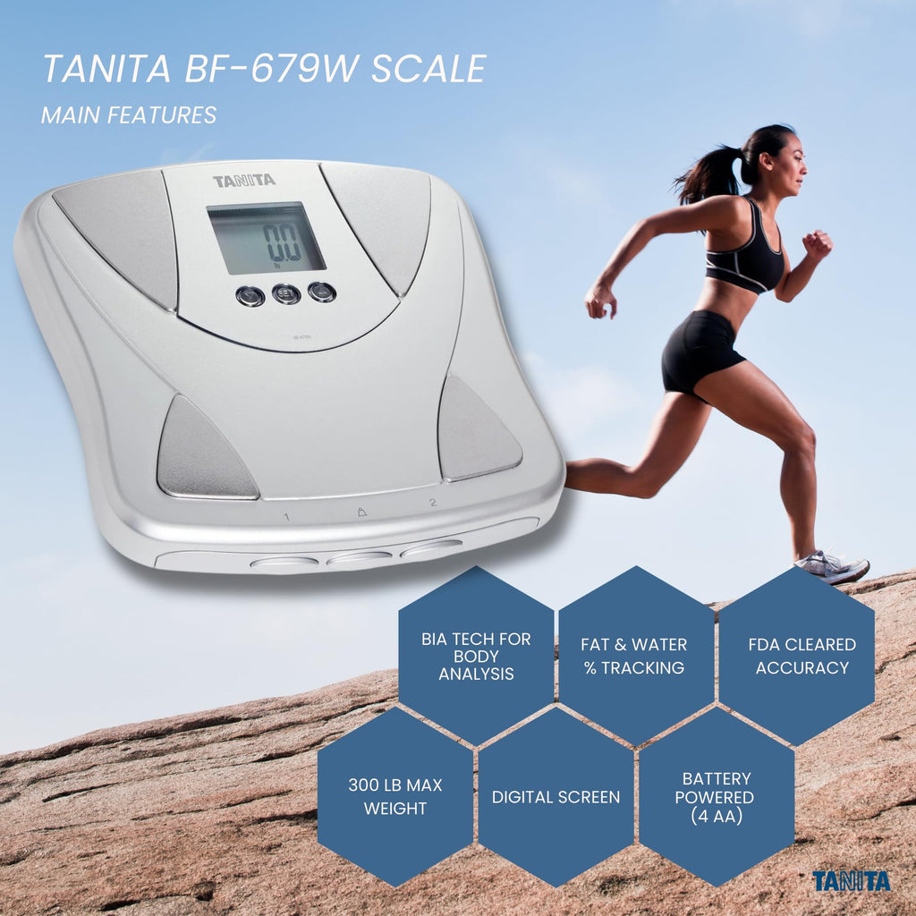 Tanita BF679W Duo Scale Plus Body Fat Monitor with Body Water