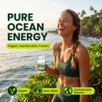 Marine Phytoplankton Omega 3 Supplement – Plant-Based Algae Capsules for Energy, Focus & Cellular Support – Vegan Superfood for Brain, Heart & Skin Health – 1,000mg – 60 Vegan Capsules