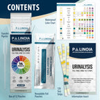 14-in-1 Full Panel Urine Test Strips for Urinalysis | 120 Strips in Resealable Pouches – Test for Kidney Health, Liver Function, UTI, Ketosis, Hydration, and Protein Levels
