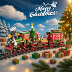 Rubypop Christmas Train Advent Calendar 2026 Building Blocks Set for Boys