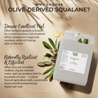 Squalane Oil Bulk- 32 oz 100% Pure & Natural Plant Derived Facial Oil - Cold Pressed and Unrefined Premium Grade Multipurpose Moisturizing Oil For Skin and Hair