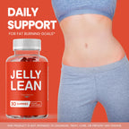 (2 Pack) Jelly Lean Gummies - Official Jelly Lean Gummys Advanced Premium Formula Maximum Strength, All Natural Daily JellyLean Vitamins Support for Overall Health & Wellness, 60 Gummies for 2 Months
