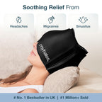 Myhalos® Migraine Relief Cap, Ice Hat for Migraines, Headache Relief Cap, 30% More Gel, Hot & Cold Therapy Head Ice Pack, Cooling Headache Hat, Tension Wrap, Hangover Cap, Ice Face Mask