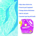 TropiClear Pool Stabilizer – Protects Chlorine & Reduces UV Loss | Cyanuric Acid Pool Stabilizer for Salt & Chlorine Pools, Stabilizer for Swimming Pools to Maintain Balanced Water Chemistry (4 Lb)