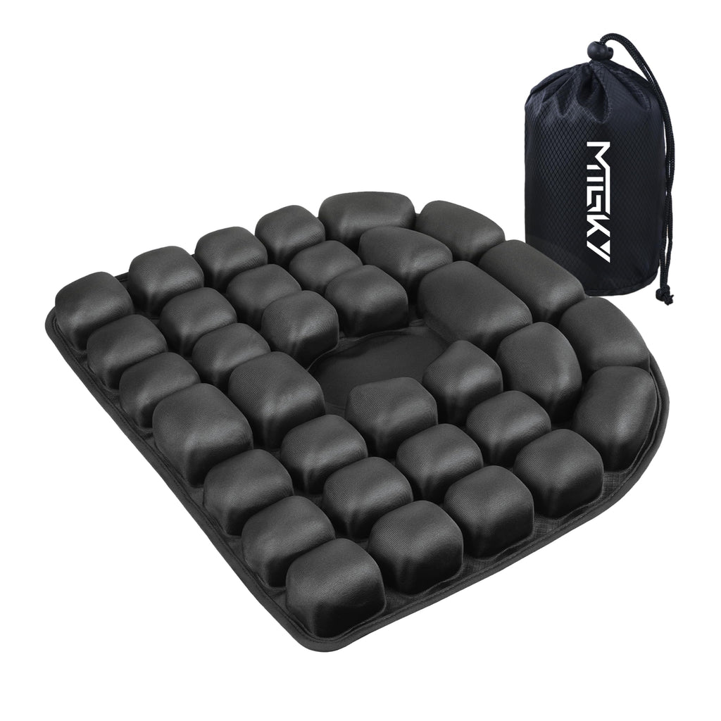 Sondor Travel Cushion,Portable & Adjustable Airplane seat Cushion for Long Flights,Inflatable Cushion for Wheelchair, Travel,Driving