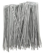 LANIAKEA Garden Stakes 8 Inch Metal Garden Staples 200 Pack Galvanized Landscape Pins Heavy Duty Landscape Stakes for Gardening Fence Landscape Ground Cover