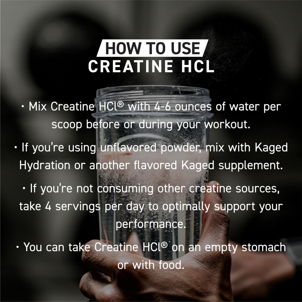 Kaged Creatine HCl Powder | 7X Concentrated vs Mono | Muscle Building & Recovery | High Absorption | No Bloating | Creatine for Men & Women | Vegan, Gluten Free | Lemon Lime | 75 Servings
