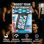 BPI Sports Best BCAA Powder - Muscle Recovery Support - Branched Chain Amino Acids | Building Blocks of Protein and Muscle - Post Workout Recovery – Hydration – Rainbow Ice, 30 Servings