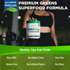 ALLMAX Naturals CytoGreens Super Greens Powder, Premium Green Superfood with Greens, Superfoods, Daily Greens Supplement, Chocolate, 30 Servings