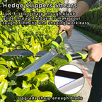 YRTSH Hedge Clippers, Garden Hedge Shears for Trimming Border Hedges Shrubs