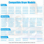 【Belt Upgraded】4392065 Dryer Repair Kit,Including Rollers 349241t,Idler 691366,Belt 341241,Replacement Parts for whirlpool,kenmore,admiral,amana,crosley,estate,inglis,kitchenaid,roper,maytag