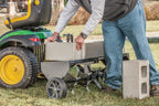 Agri-Fab 40 In Tow Behind Lawn Plug Aerator with 24 Galvanized Coring Knives and Universal Hitch