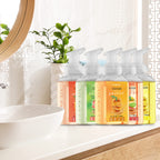Foaming Hand Soap Pump - 5-PK - Moisturizing Hand Soap Foam with Aloe Vera & Essential Oils - Alcohol-Free Hand Wash in Citrus Blend, Lemon, Orange, Lime, Grapefruit Fragrances for Kitchen & Bathroom