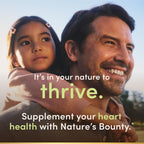 Nature's Bounty Odorless Fish Oil, 1200mg Omega-3 per Serving Including EPA & DHA, Supports Heart Health, Purified to Eliminate Mercury, Coated Softgels, Gluten Free, No Shellfish, 90 Ct (Pack of 3)