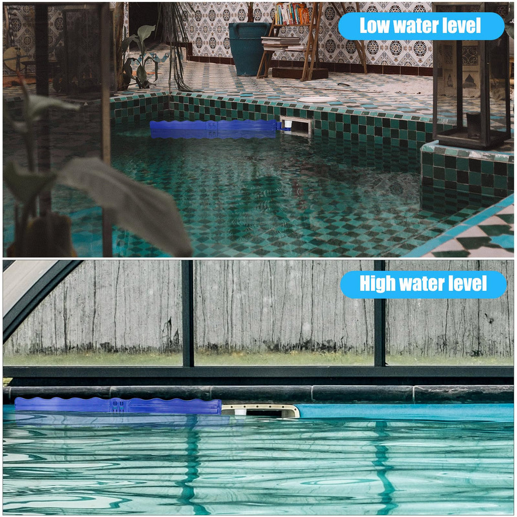 Kardeep Pool Skimmer Arm, Skimmer Guard, Pool Skimmer, Pool Debris Skimmer Catcher, Hands Free Pool Skim-It Fits Most Skimmer Systems on In-ground Pools Outfall Within 4’ to 6.7’ - Blue (Blue)
